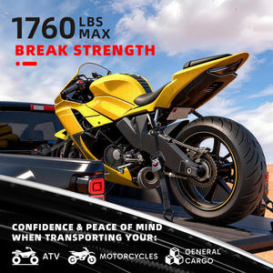 <span class=keywords><strong>สาย</strong></span>รัดแบบรัดอัตโนมัติสำหรับมอเตอร์ไซค์, ATV, UTV <span class=keywords><strong>ขนาด</strong></span> <span class=keywords><strong>1</strong></span> <span class=keywords><strong>นิ้ว</strong></span> x 10 ฟุต รับน้ำหนักได้ 1760 ปอนด์ พร้อมปุ่มกดยืดหดได้ - Product Image 2