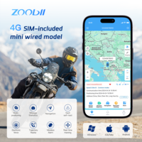 ZOOBII A16R Traceur GPS miniature personnalisé pour véhicule, suivi en temps réel, alarme de survitesse, gestion de flotte, compatible GPRS PC