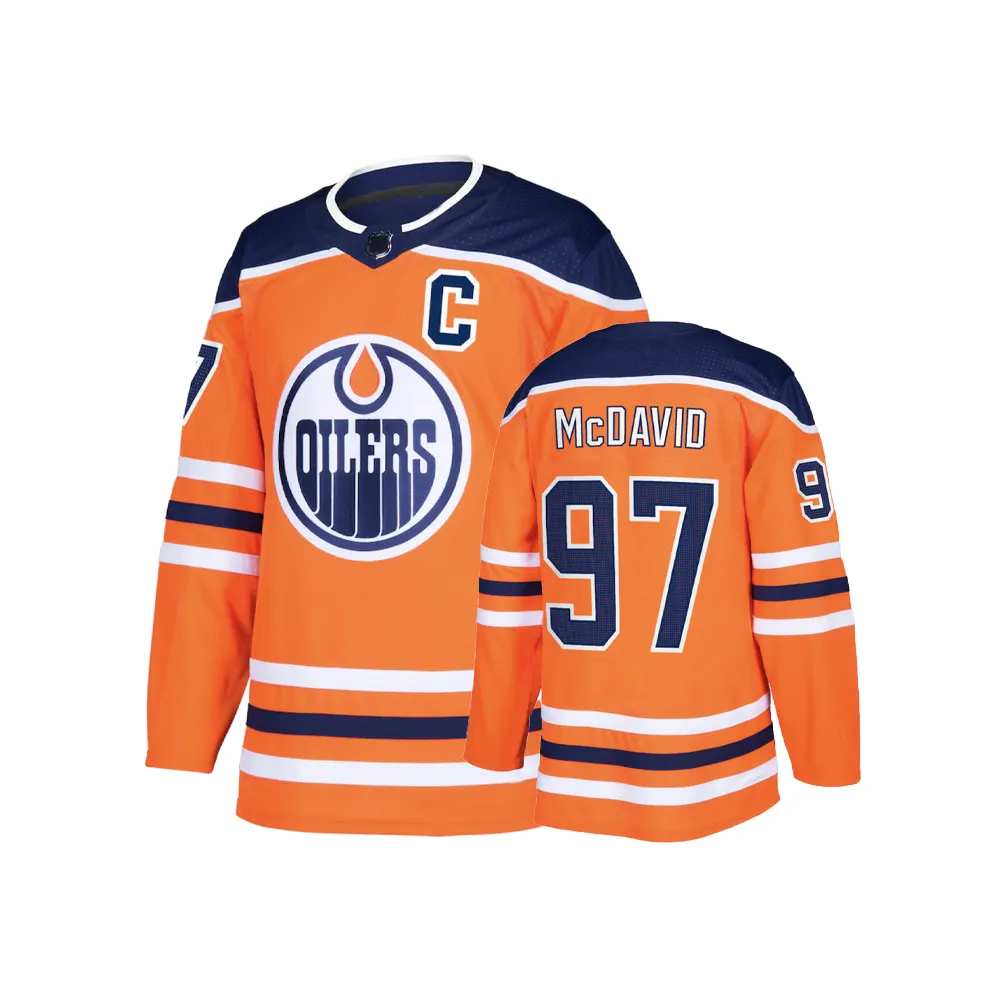 Personalizzato sublimato può essere personalizzato design e logo igroscopico sudore reversibile maglia da hockey su ghiaccio
