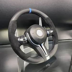 M производительность Alcantara кожаное рулевое колесо F20 F22 F30 F32 F10 F12 F07 F01 для BMW рулевое колесо с переключателем переключения передач