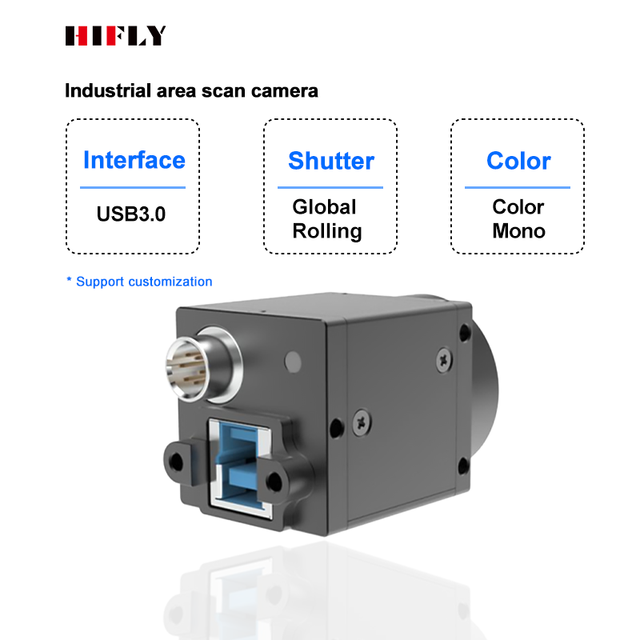 Production Line Inspection USB3.0 Machine Vision CMOS Global Shutter Area Scan Industrial Camera