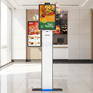 Kiosque de commande alimentaire automatique tactile 21,5 23,6 27'' Totem pour KFC/<span class=keywords><strong>McDonald</strong></span>'s/Restaurant - Machine de paiement et de commande en libre-service - Product Image 4
