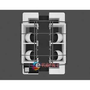 ตู้โชว์แบบเต็มสายตาแบบกําหนดเองตู้แสดงกระจกไฟ LED ตู้ทันตกรรมสูง OEM - Product Image 6