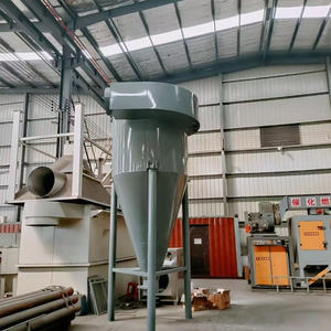 سيكلون من الفولاذ المقاوم للصدأ مصنوع حسب الطلب لفصل المسحوق ومعالجة الغاز الصناعي بحالة جديدة - Product Image 2