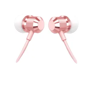 Promotional Free Sample Earphone In Ear 3.5 mm Metal Earbuds with Microphone