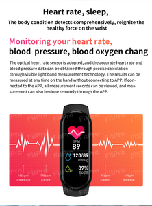 สมาร์ทวอทช์ติดตามสุขภาพรุ่นใหม่ล่าสุด ปี 2024 ราคาประหยัด M7 Fitpro วัดอัตราการเต้นของหัวใจ สายรัดข้อมืออัจฉริยะสำหรับเล่นกีฬา รุ่นมินิ M7 - Product Image 5