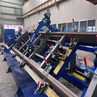Robots de haz de fabricación de acero estructural inteligente Industrial Mig/Tig/Laser/ Arc, máquina de soldadura, precio automático con riel