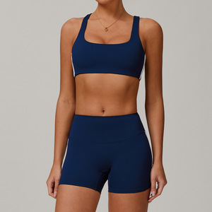 Ensembles de vêtements de sport pour femmes 2025, solides, pour la salle de sport, le yoga, le jogging, séchage rapide, deux pièces - Product Image 6