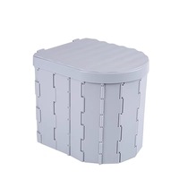 Toilette portable pliable en ABS CAPEXRV 20L pour le camping et les activités de plein air