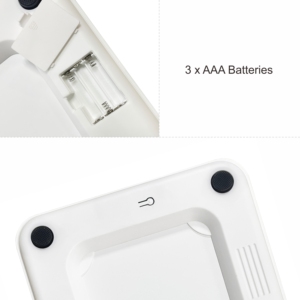Timbangan lemak tubuh Bluetooth nirkabel LED Tuya, analisis impedansi bioelektrik skala lemak - Product Image 4