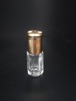 Bouteilles vides haut de gamme de 3 ml et 5 ml en verre avec bouchon couronne pour huile essentielle d'anis étoilé, parfum, eau, diffuseur, roll-on et blush