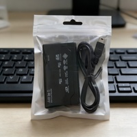Lector de Tarjetas SD Tf USB 2.0 de Alta Velocidad, Lector de Tarjetas Multifunción MS M2 XD CF, Apto para Teléfonos Móviles, Computadoras y Portátiles