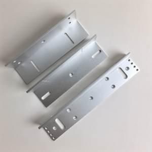 Support en Z et en L pour serrure magnétique 280 kg, support EM et support en L pour serrure EM de porte étroite, installation de contrôle d'accès - Product Image 2