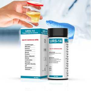 소변 검사 (소변 검사) 를 위한 영양 건강 검사를 위한 OEM 소변 검사 URS-14 소변 계량 봉 검사 스트립 - Product Image 1