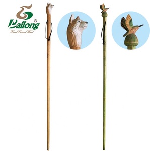 Extérieur <span class=keywords><strong>bois</strong></span> sculpture animal en <span class=keywords><strong>bois</strong></span> <span class=keywords><strong>bâton</strong></span> <span class=keywords><strong>de</strong></span> <span class=keywords><strong>marche</strong></span> avec affichage - Product Image 3