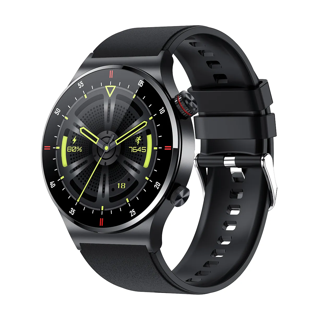 QW33 Bluetooth Cuộc Gọi Thông Minh Đồng Hồ Tập Thể Dục Tracker Không Thấm Nước Smartwatch Lớn HD Màn Hình Bước Đếm Thể Thao Cho Nam Giới 7