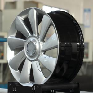 ล้อฟอร์จ HTOR 19 20 21 22 นิ้ว 5x112 5x114.3 รุ่น Aero สีเงิน ลายพัดลม สำหรับรถยนต์รุ่น S EQS Taycan A8 - Product Image 3