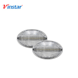Vinstar – lentille transparente Emark DOT SAE, feu clignotant latéral à LED pour <span class=keywords><strong>Smart</strong></span> pour Fortwo W450 City-Coupe/Cabrio/brabby - Product Image 1