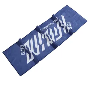 Toalha de microfibra para esportes, toalha de resfriamento personalizada com logotipo