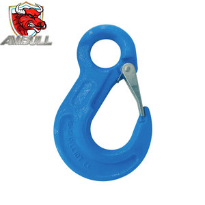 Gancho de seguridad autoblocante personalizado de la fábrica Ambull, exportado a Rusia, fabricado en China, gancho de grúa tipo clevis para minería - Product Image 1