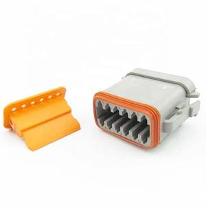 ขั้วต่อรถยนต์ CNKF 12 ทาง แบบตัวเมีย รุ่น <span class=keywords><strong>DT06</strong></span>-<span class=keywords><strong>12SA</strong></span>-<span class=keywords><strong>CE05</strong></span> พร้อมฝาปิดกันน้ำ สีเทา - Product Image 4