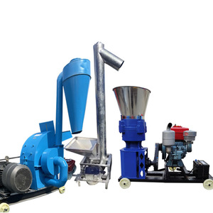 Línea de Producción de Máquinas de Pellets Semiautomática para Procesamiento de Maíz y Paja para Ganado Vacuno y Ovino - Product Image 1