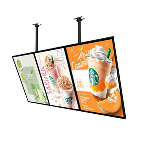 Caja de Luz Publicitaria, Menú Luminoso, Caja de Luz LED de Vidrio y Aluminio, Letrero de Menú LED Personalizado para Cafetería y Restaurante - Product Image 1