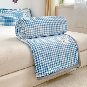 Chăn lông cừu màu rắn <span class=keywords><strong>flannel</strong></span> Nap Chăn điều hòa không khí chăn dày ấm tấm - Product Image 6
