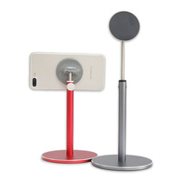 Support de tablette magnétique en alliage d'aluminium réglable en hauteur pour téléphone de bureau Compatible avec le téléphone magsafe pour iPhone 12 13 14 15 Pr