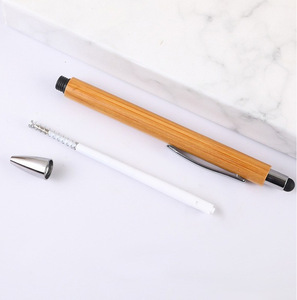 Bolígrafos Ecológicos de Bambú Reciclado con Logotipo Personalizado de Alta Calidad, Artículos de Hotel, Bolígrafo con Punta de Bola - Product Image 5
