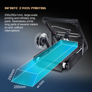FDM <strong>3D</strong> <strong>Printer</strong> Ideaformer IR3 V2 Automatic New USB Belt <strong>Printer</strong> 250x250xInfinite Z <strong>Axis</strong> - Product Image 3