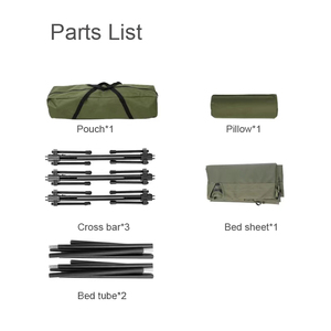 Wholesale 1000D Polyester Aty Good Quality Simple Design <b>Camping</b> <b>Bed</b> Portable <b>Folding</b> Sleep Hiking <b>Bed</b> Cot With WD-B01 - Product Image 3