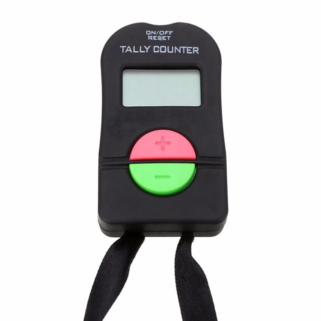 Hot Selling Golf Tally Counter 4 Digital LCD Electronic Plastic Digital Muslim Counter Finger Ring Hand Tasbih Tally Counter