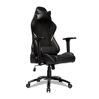 Chaise de jeu ergonomique personnalisée en cuir PU, avec accoudoirs 2D, coussin cervical, pivotante et inclinable, pour ordinateur, directement de l'usine