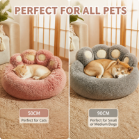 Lits pour chiens et chats de toutes tailles, très tendance, luxueux, mignons, en forme de patte d'ours, écologiques, chauffants, en forme de canapé pour animaux de compagnie