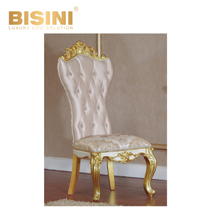 <span class=keywords><strong>Table</strong></span> <span class=keywords><strong>à</strong></span> <span class=keywords><strong>manger</strong></span> antique européenne en bois massif avec feuilles d'or pour 8 personnes, avec chaises, pieds sculptés <span class=keywords><strong>à</strong></span> la main, finition chêne, laque écologique - Product Image 2