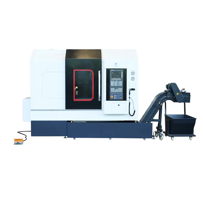 factory direct sale CNC machine mini cnc lathe with high precision milling machine CNC Lathe Mini Fck40 slant bed