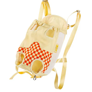 Mochila Transportadora para Mascotas - Diseño Sólido y Moderno, Ecológica, de Algodón y Lino, con 4 Patas de Apoyo, Doble Modo, Capacidad de 15 kg - Product Image 1