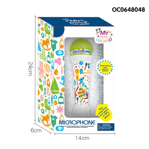 Design popolare piccolo mini giocattolo di plastica microfono senza fili per bambini macchina da canto gioco karaoke - Product Image 6