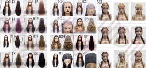 Micro treccia radici scure marrone Ombre miele biondo <span class=keywords><strong>parrucca</strong></span> <span class=keywords><strong>con</strong></span> capelli del bambino resistente al calore in fibra sintetica pizzo anteriore treccia scatola <span class=keywords><strong>parrucca</strong></span> - Product Image 6