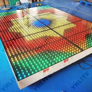 3D Glass piegel Tanzfläche Bühne LED Boden 3D LED Boden zum Tanzen