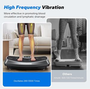 Machine d'exercice de plaque de vibration <span class=keywords><strong>3D</strong></span> Oscillation en mode d'impulsion à usage domestique pour les femmes et les hommes Machine de plate-forme de vibration - Product Image 2