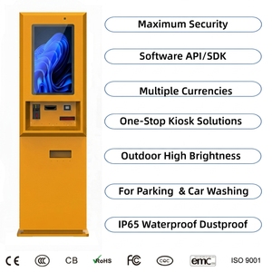 Kiosque de paiement en libre-service multifonctionnel pour parking automobile, 27-32 pouces, sur pied, tactile, extérieur, étanche, avec imprimante et scanner - Product Image 1