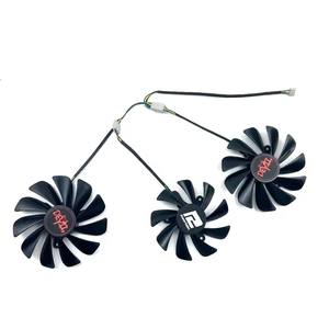 Ventilateur de refroidissement DIY pour POWERCOLOR Radeon RX6700XT 6750 6750XT 6800 6800XT 6900XT <span class=keywords><strong>6950XT</strong></span> Red Devil OC Graphics Card Replacement Fan - Product Image 2