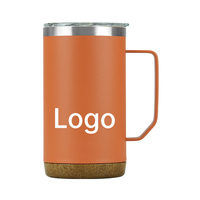 Mug isotherme à double paroi en acier inoxydable SUS304 pour bureau, maison et boissons quotidiennes