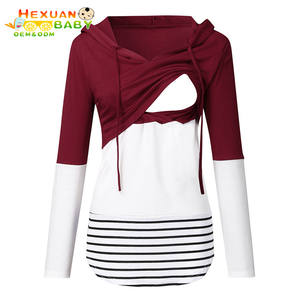 Estilo Popular largo maternidad enfermería <span class=keywords><strong>ropa</strong></span> de las mujeres de lactancia embarazada vestido elegante de la fábrica de china señoras <span class=keywords><strong>ropa</strong></span> de maternidad - Product Image 6