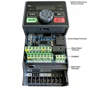 SINEE EM730-0R4-2B 0.4KW 220V ไดรฟ์ปรับความถี่เฟสเดียว สำหรับปั๊มน้ำแรงดันคงที่ CE OEM - Product Image 2