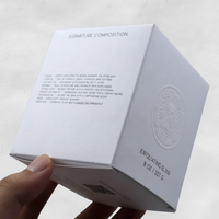 Boîte d'emballage en carton auto-fermante en papier FSC personnalisée pour les masques d'argile et les cosmétiques
