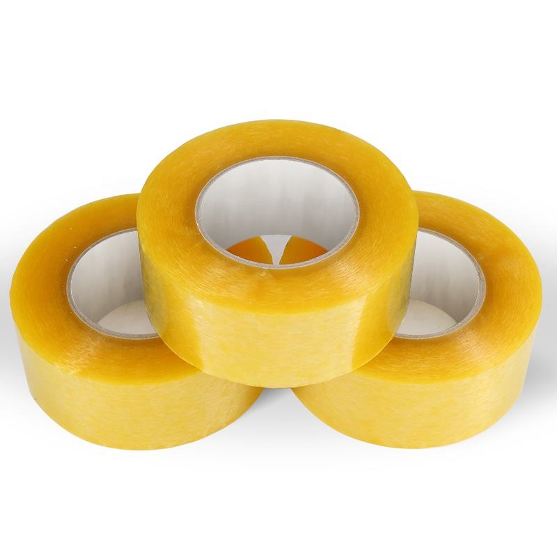 Factory Wholesale BOPP Jumbo Roll Self-Adhesive Clear Brown Packing Tape Acrylic Based Pressure Sensitive Cintas Adhesiva for