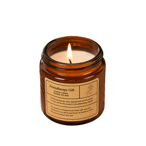 Directo de fábrica, velas de cera de soja perfumadas transparentes elegantes en frascos de vidrio de lujo, difusor de Aroma hecho a mano para decoración del hogar - Product Image 5